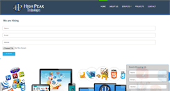 Desktop Screenshot of highpeaktechnologies.com