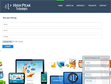 Tablet Screenshot of highpeaktechnologies.com